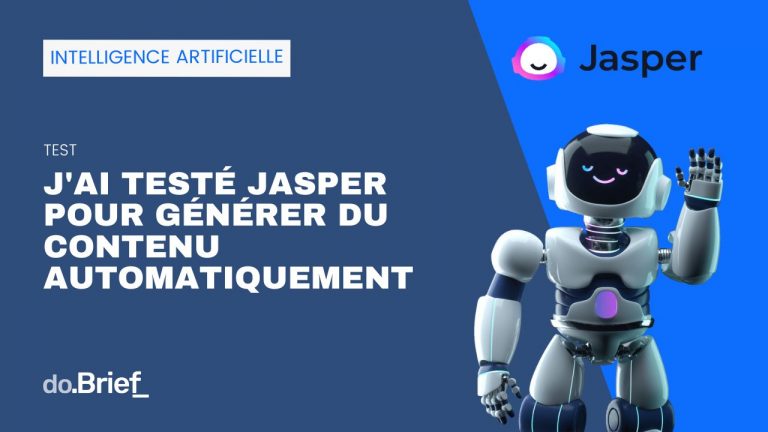 Le test de l'application Jasper.ai