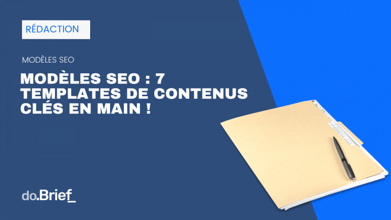 Image de présentation de l'article "7 modèles de contenu SEO à télécharger"