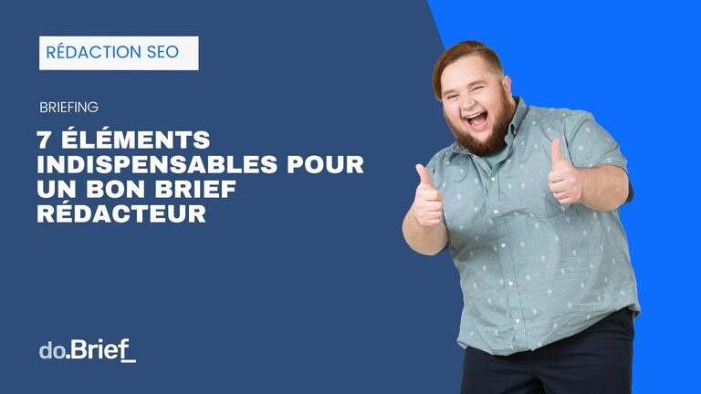 Titre de l'article avec un homme heureux comme illustration